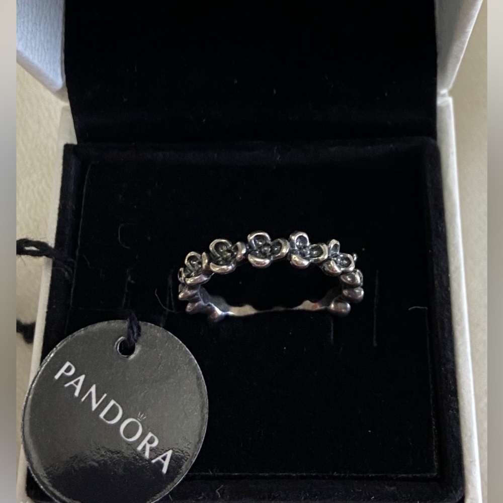 Pandora Floral Elegance Ring !  ALE 925. Size 5.5